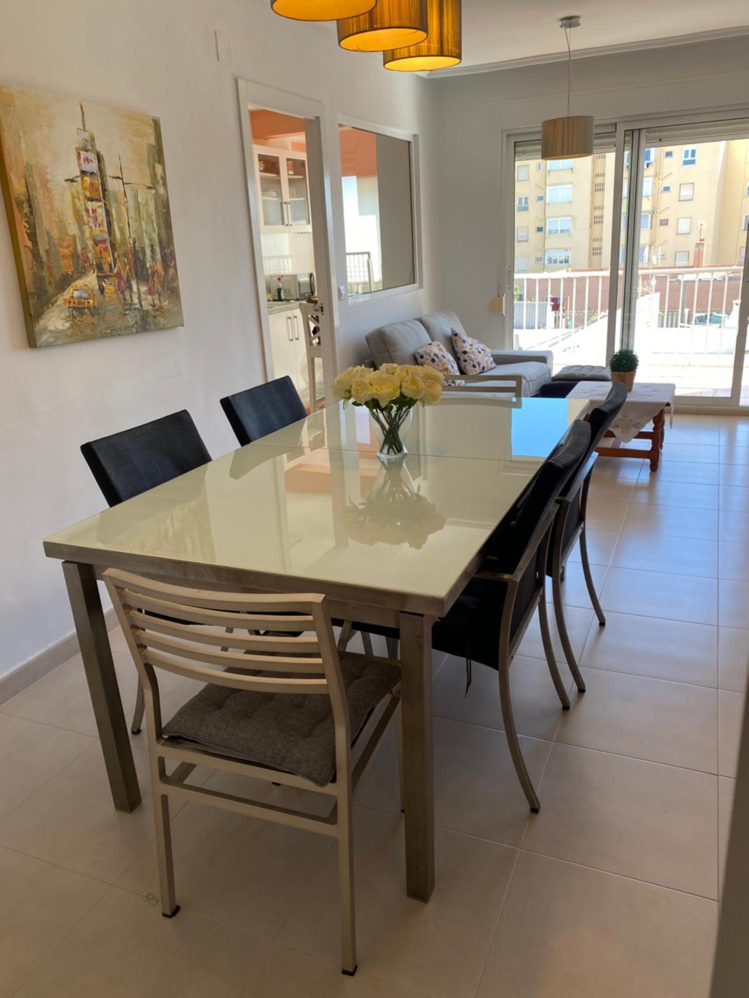 Apartamento Junto A Playa Y Cerca De Campo De Golf El Perellonet Bagian luar foto